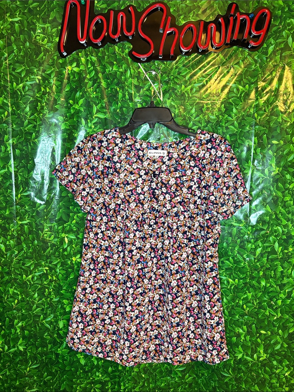Ping Women’s Floral Short-Sleeve - Navy Multi